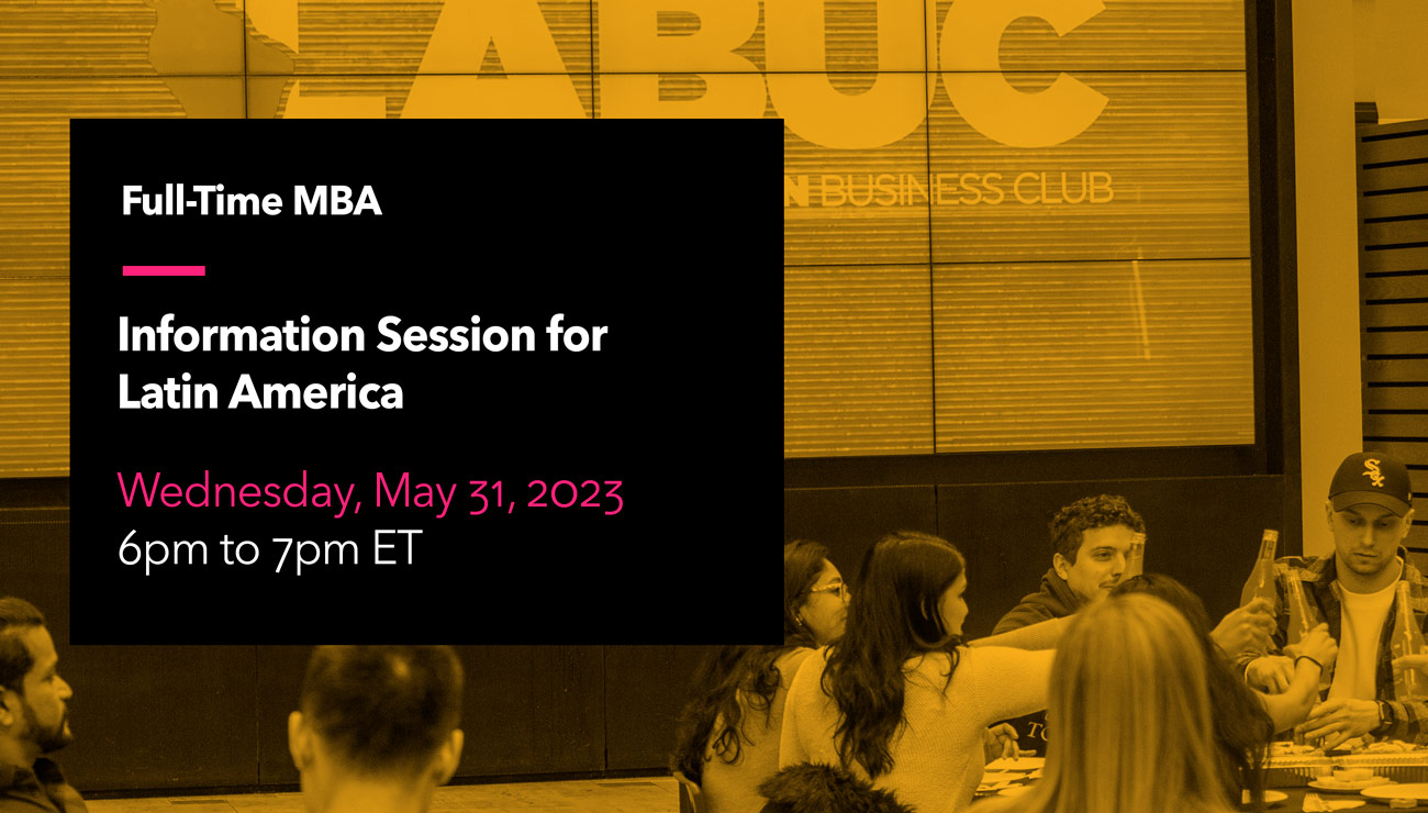 Special Event Full time MBA Information Session Latin America