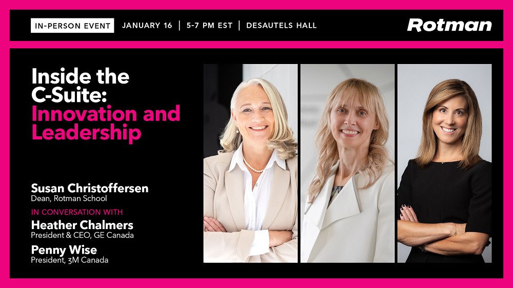 Special Event: Inside the C-Suite: GE Canada's Heather Chalmers & 3M  Canada's Penny Wise